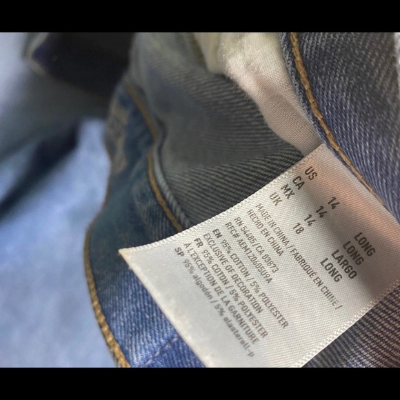 American Eagle Mom Jean size 14 long - Picture 4 of 4